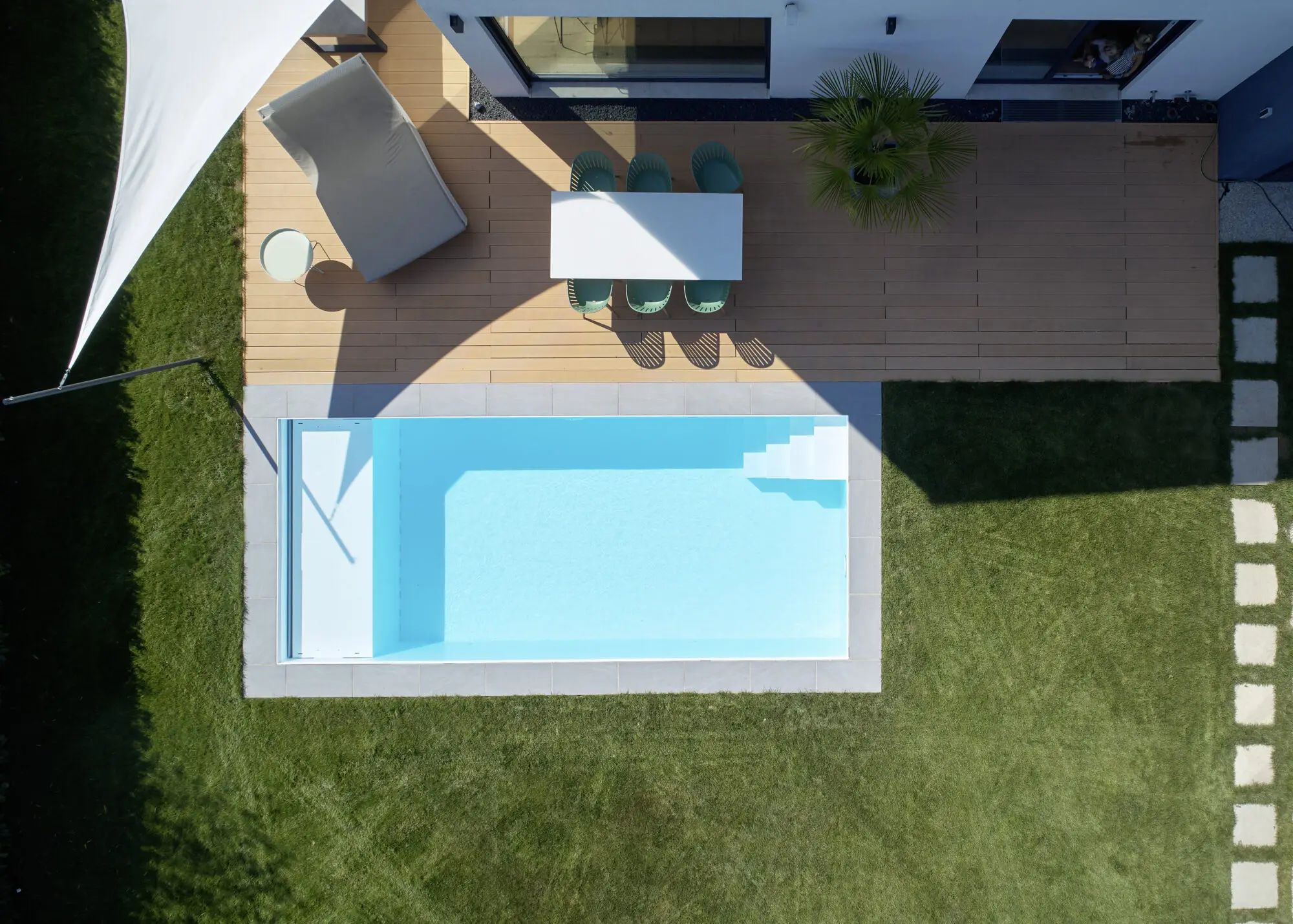 Pool mit Flachbereich